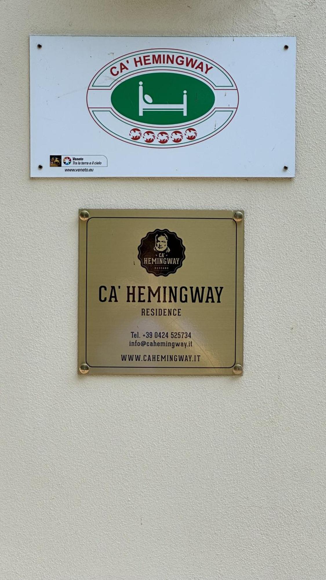 Апарт отель Ca' Hemingway Бассано-дель-Граппа Экстерьер фото